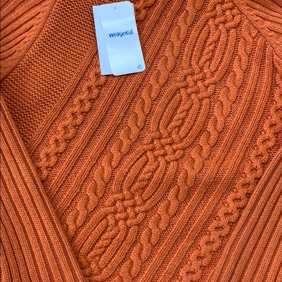 Orange girls sweater - Picture 2 of 8